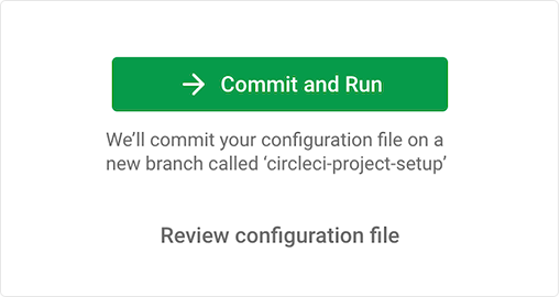 Commit a config