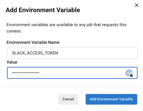 Add Environment Variable