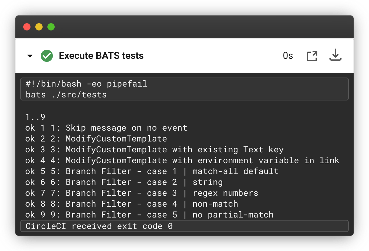 Unit testing BASH with BATS-Core
