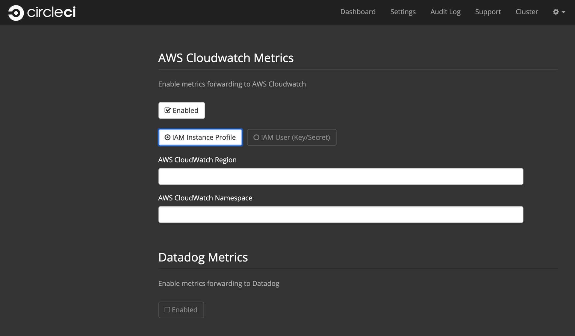 AWS Cloudwatch and Datadog metrics