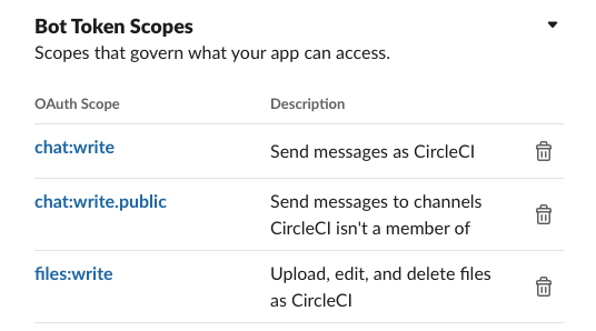 Add Bot Token Scopes