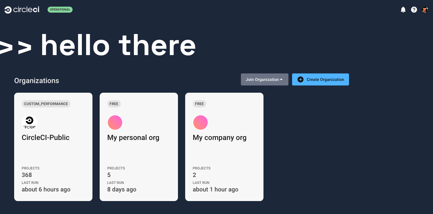 Select Organization