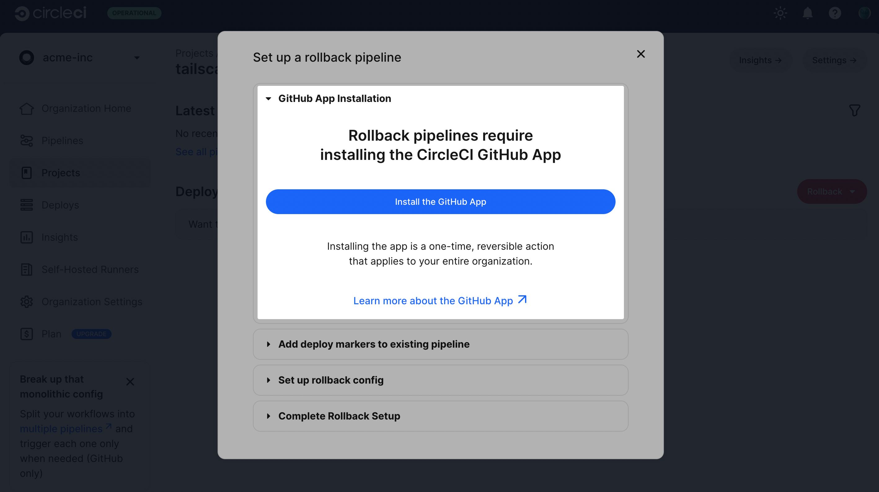 Install GitHub App