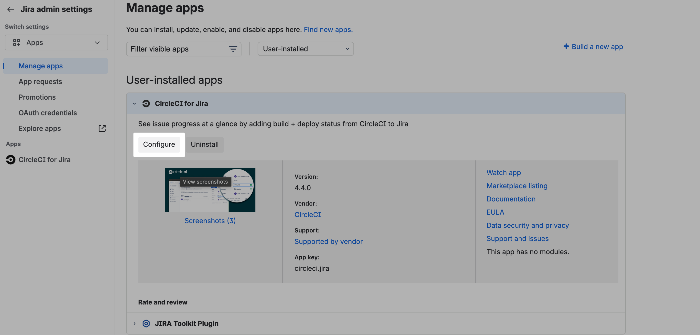 Expand App Details