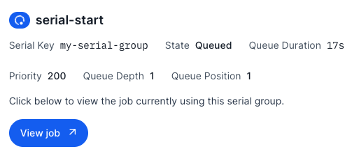 View job button in the new pipelines UI side panel